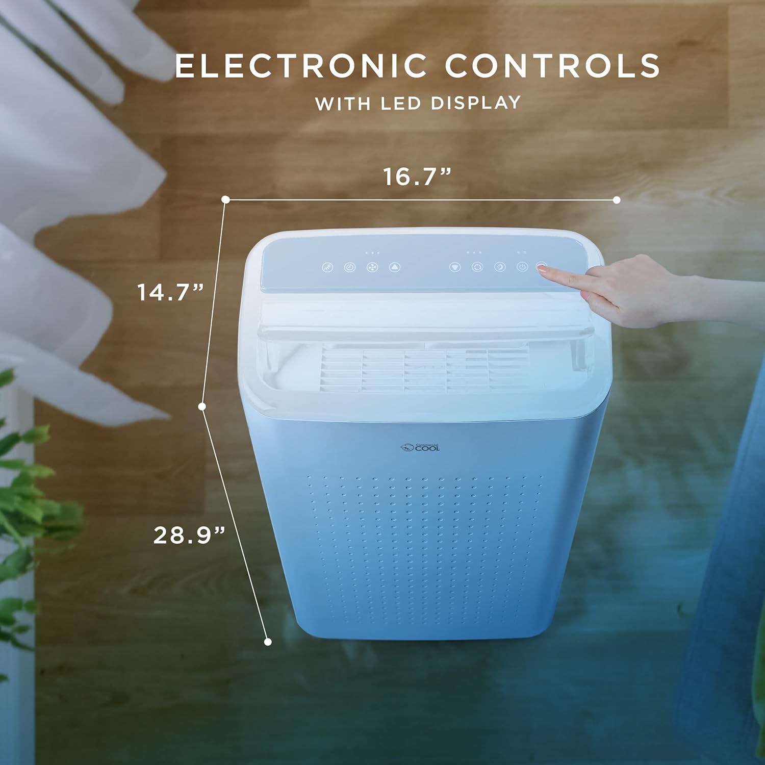 COMMERCIAL COOL Portable Air Conditioner, Dehumidifier & Fan