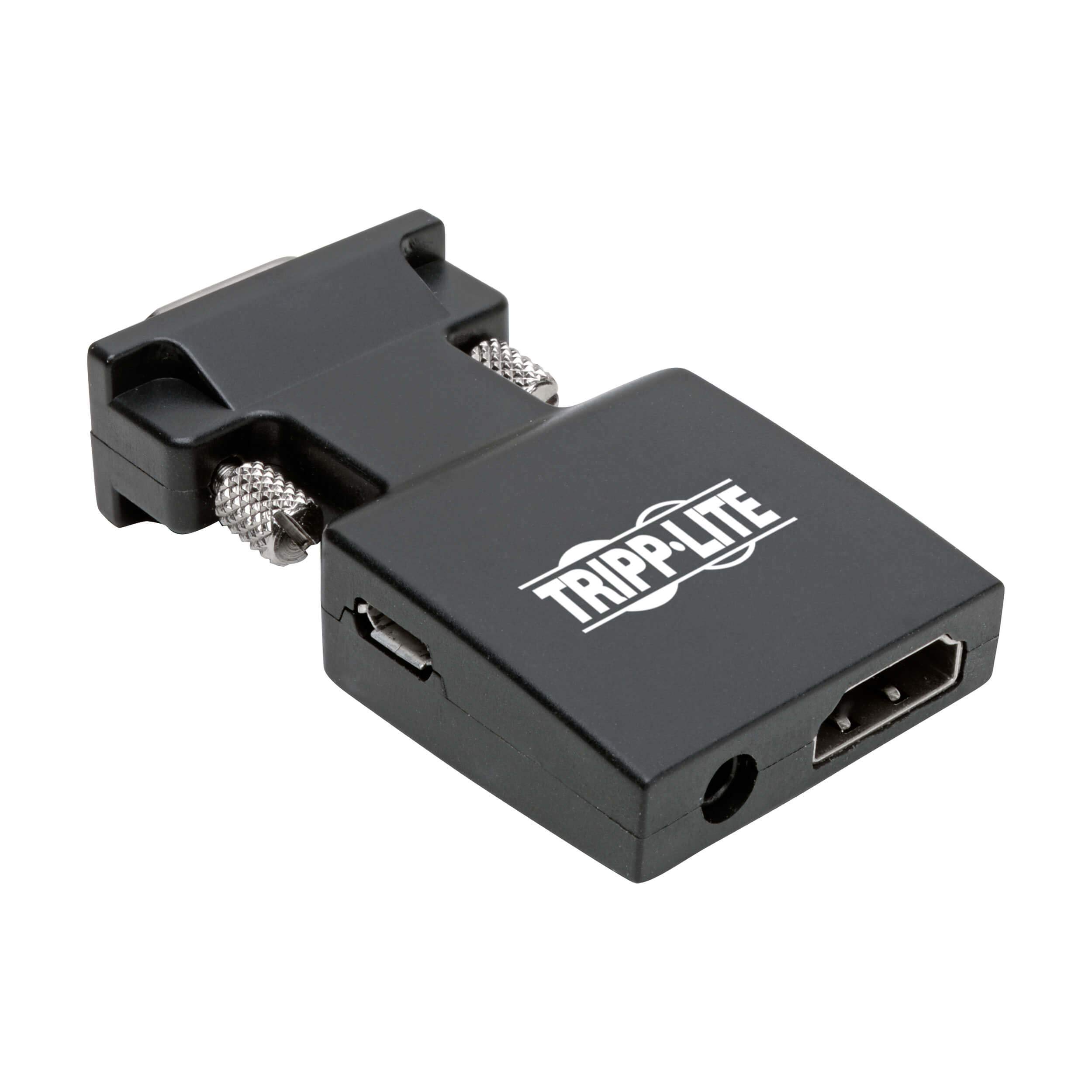 Tripp Lite Active HDMI to VGA Adapter (F/M), HDMI Audio Extractor, Female HDMI to Male VGA, 1080p @ 60 Hz
