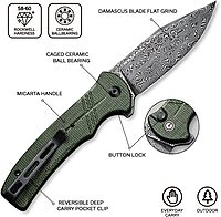 CIVIVI Cogent Button Lock Flipper Pocket Knife