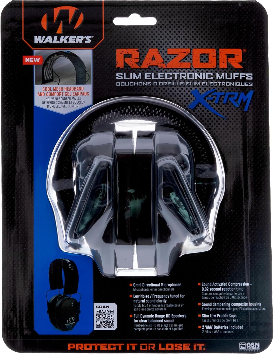 WALKER'S Razor X-TRM Electronic Muff