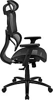 Flash Furniture LO Ergonomic Mesh Office Chair with 2-to-1 Synchro-Tilt, Adjustable Headrest, Lumbar Support