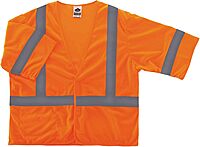 ERGODYNE GloWear 8310HL High-Visibility ANSI Class 3 Safety Vest