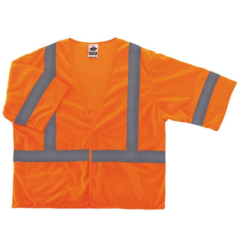 ERGODYNE GloWear 8310HL High-Visibility ANSI Class 3 Safety Vest