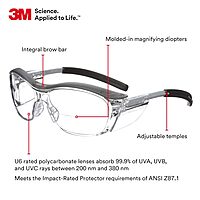 3M Nuvo Reader Protective Eyewear Safety Glasses