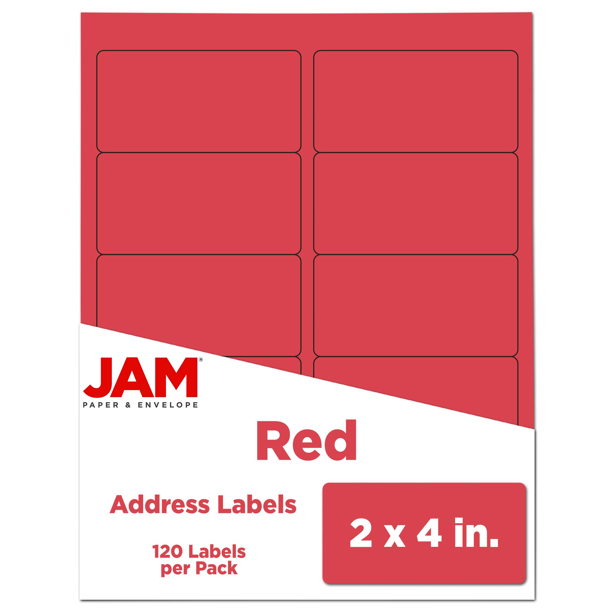 JAM PAPER Mailing Address Labels - Self-Adhesive Rectangular