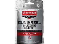 Birchwood Casey Gun & Reel Silicone Single Cloth | Lightweight Cotton 11"x14" Cleaning Rag for Gun, Sporting Equipment & Precision Instruments 14.4"x15" Weapon Case