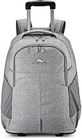 High Sierra Powerglide Pro Backpack With 15.6in Laptop Pocket, Silver