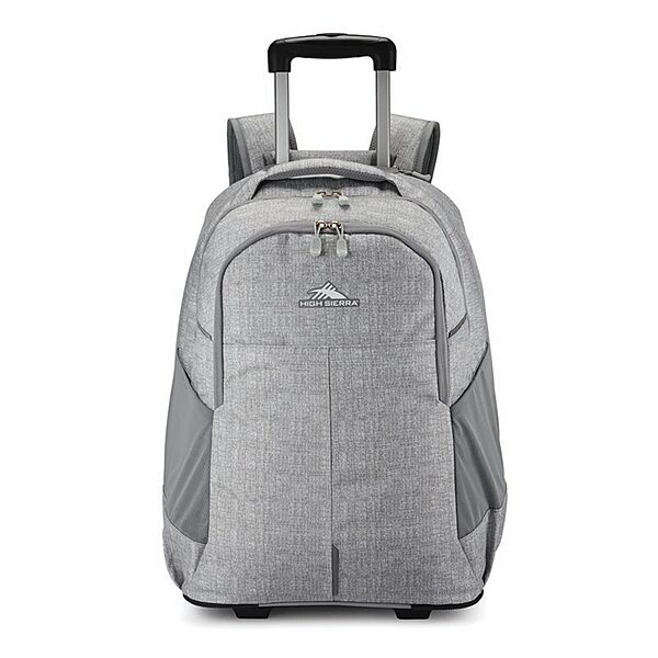 High Sierra Powerglide Pro Backpack With 15.6in Laptop Pocket, Silver