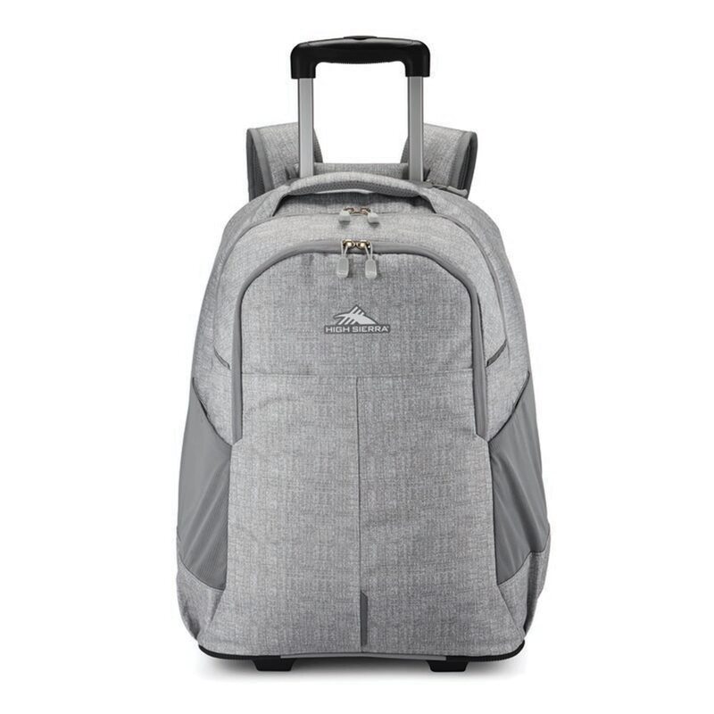 High Sierra Powerglide Pro Backpack With 15.6in Laptop Pocket, Silver