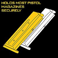 High Speed Gear Pistol TACO Single Magazine Pouch, MOLLE