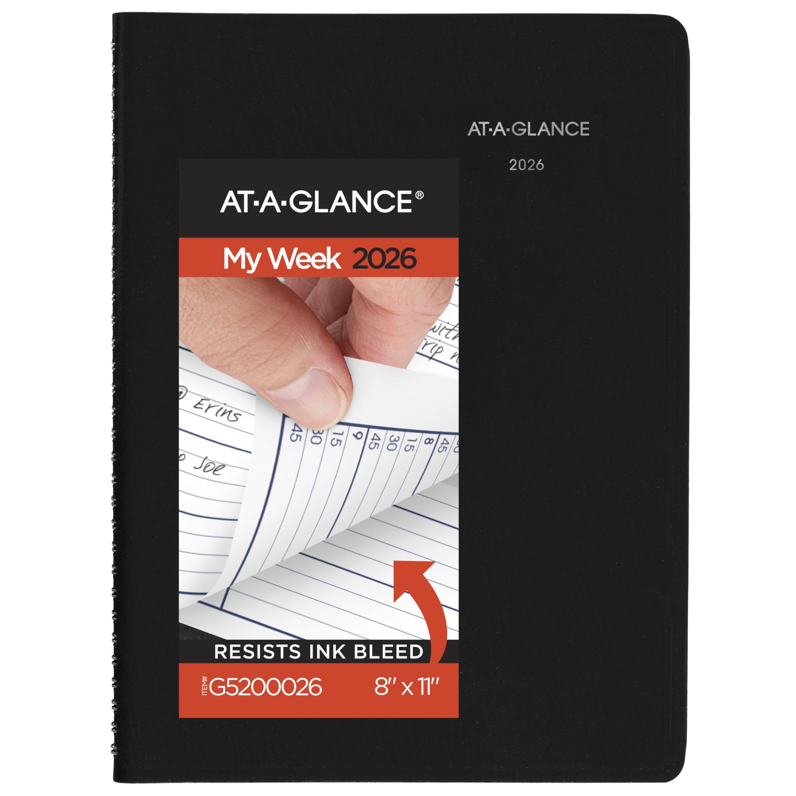 AT-A-GLANCE DayMinder Weekly Appointment Book Planner, 8" x 11", Large