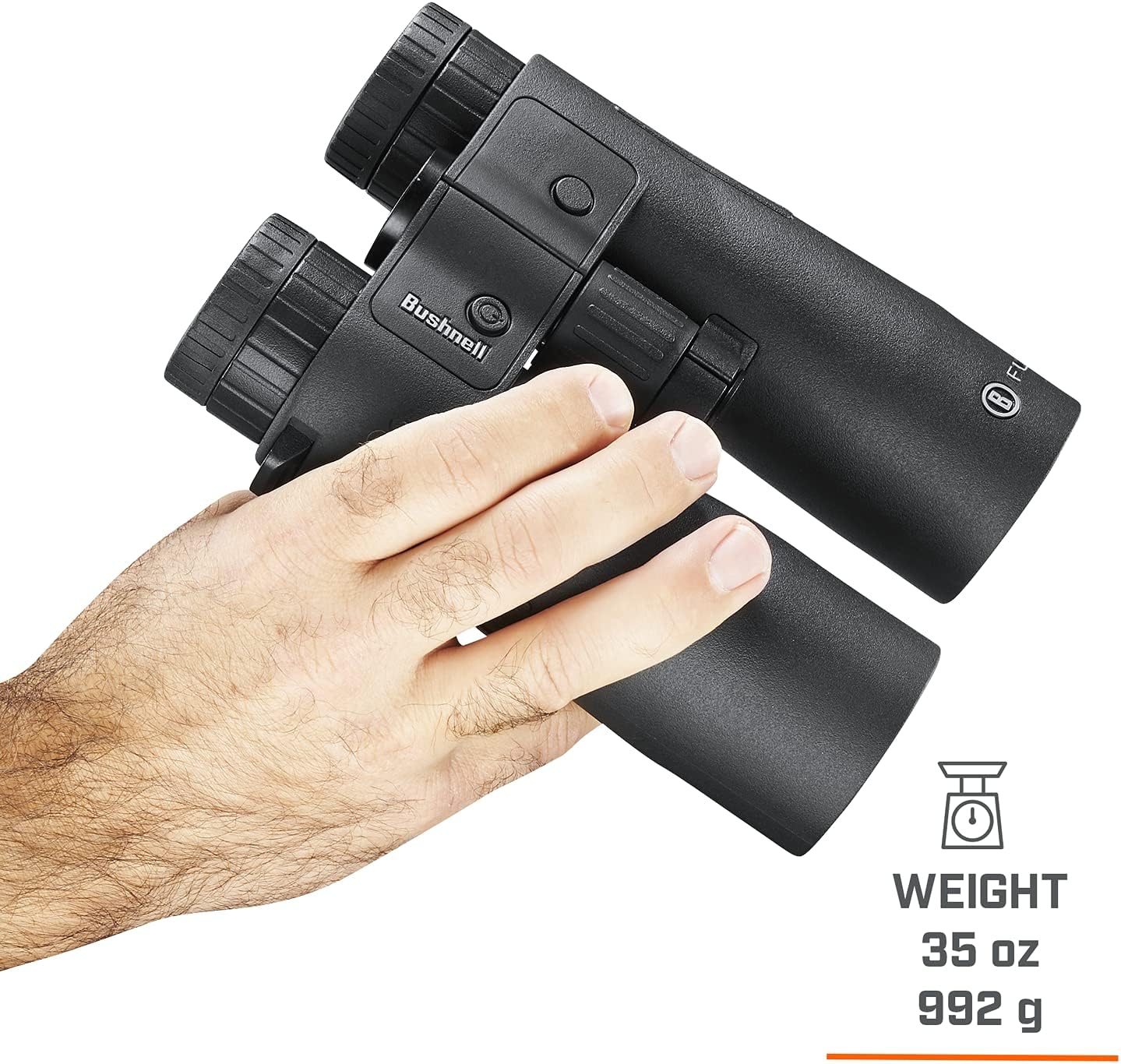 Bushnell Fusion X 10x42mm Rangefinder Binoculars, Hunting Binoculars with Built-in Rangefinder