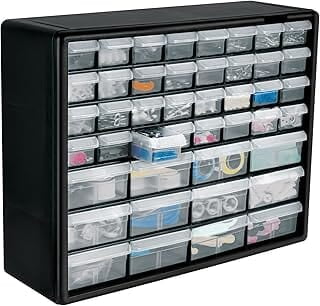 Gabinete de 44 Cajones, Almacenamiento de Cajones de Plástico