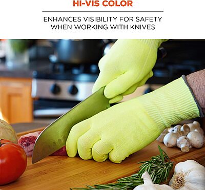 ERGODYNE ProFlex 7040 Cut-Resistant Food-Grade Gloves ANSI A4 / EN388 Level 5