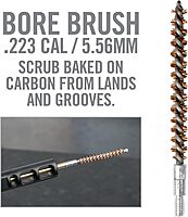 Real Avid Brush Combo: Star Chamber Pads, Chamber Brush, Chamber Mop and Bore Brush for Modern Sporting Firearms Chambered in .223/.224 Caliber Family, White