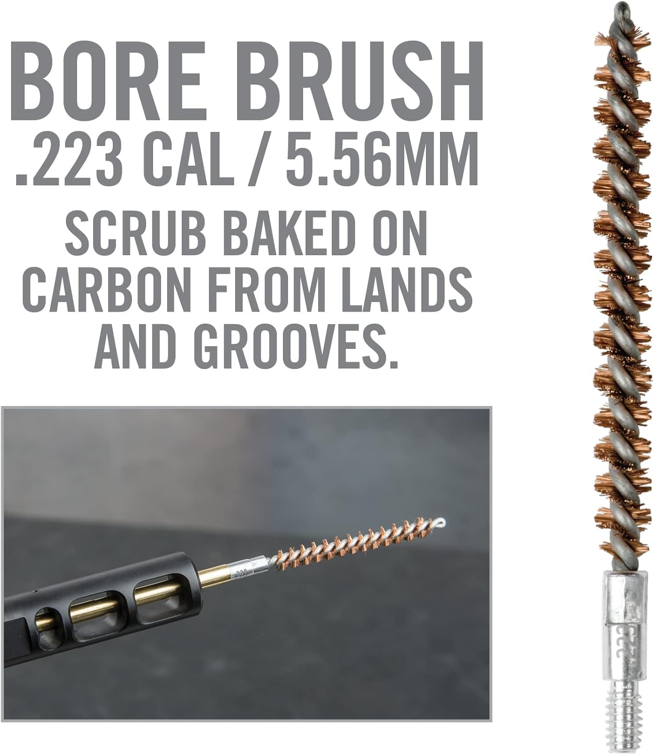 Real Avid Brush Combo: Star Chamber Pads, Chamber Brush, Chamber Mop and Bore Brush for Modern Sporting Firearms Chambered