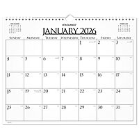 AT-A-GLANCE 2026 Wall Calendar, Monthly, 15" x 12", Medium, Business (997-1-26) 2026 New Edition