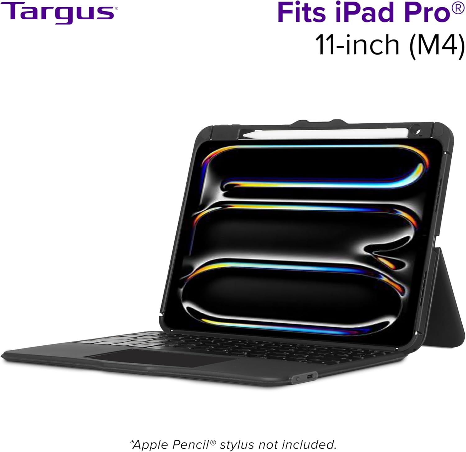 Targus VersaVu Bluetooth Keyboard Case for iPad Pro 11-inch (M4) – 360 Degree Rotation, Backlit Keys, Multi-Touch Trackpad