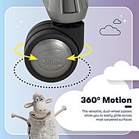 Serta Jackson Big and Tall Executive Home Office Chair with Smart Layers Technology, Wide Seat Cushion