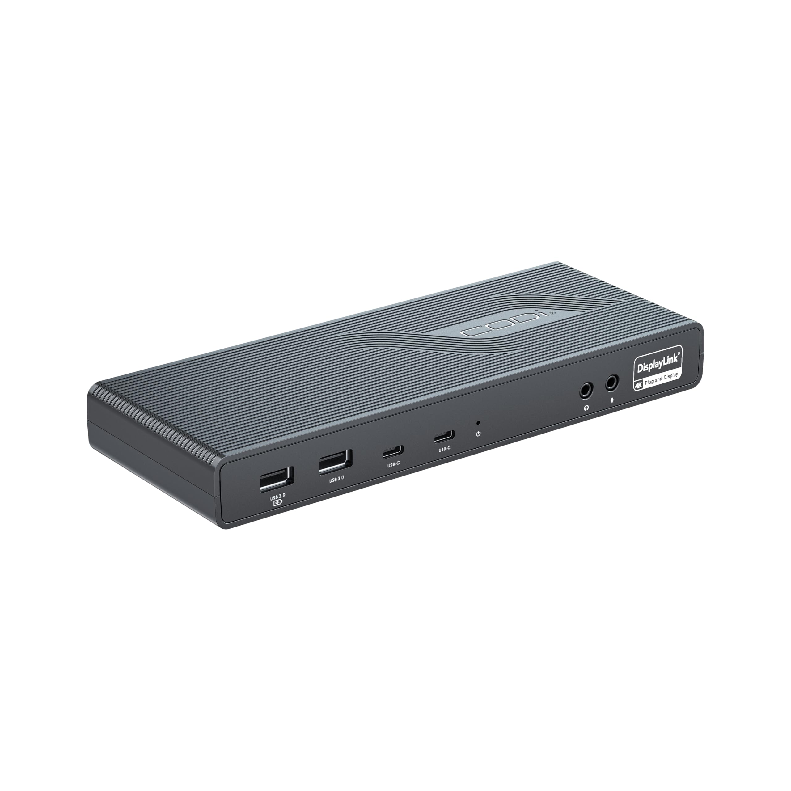 CODi Dual USB-C 4K Universal Docking Station - 60 W - USB Type C - 2 Displays Supported - 4K - 3840x 2160 - A01200