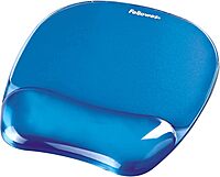 Fellowes Crystals Gel Mouse Pad with Wrist Rest