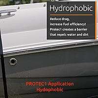 DITEC Marine PROTEC 1 Resin Coating for Paint and Gelcoat - Boat or Car Ceramic/Wax/Sealant Alternative