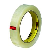 Scotch Transparent Tape, Clear Tape Engineered for Office and Home Use, 3 Inche Core, 1 in x 2592 in, 3 Rolls