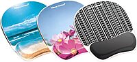 Fellowes Photo Gel Mouse Pad with Wrist Rest and MICROBAN