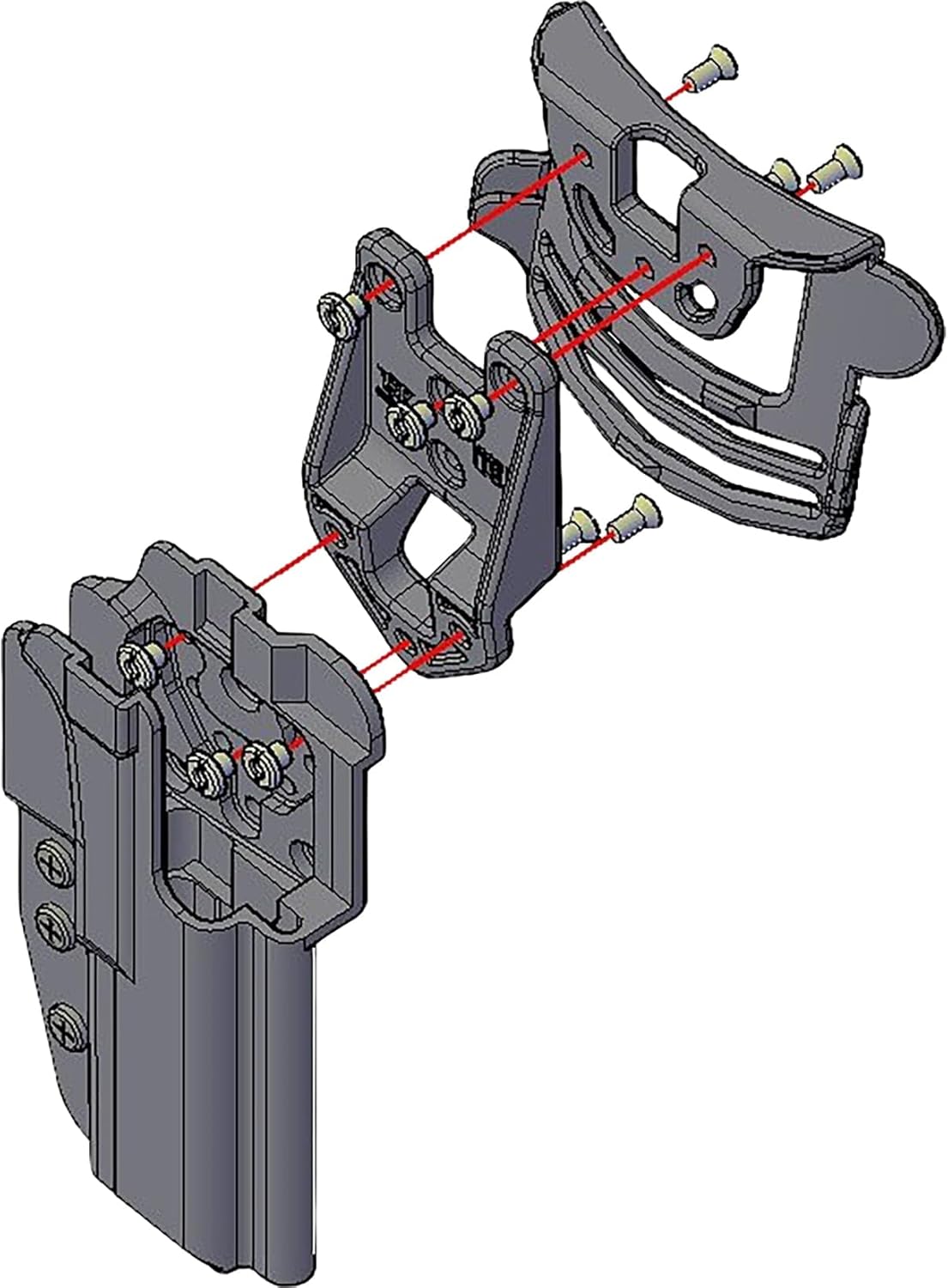 COMP-TAC International OWB Kydex Holster w/ Modular Mounts