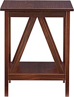 Linon Home Dcor Linon Home Decor Titian End Table, 20"w x 17.72"d x 22.01"h, Antique Tobacco