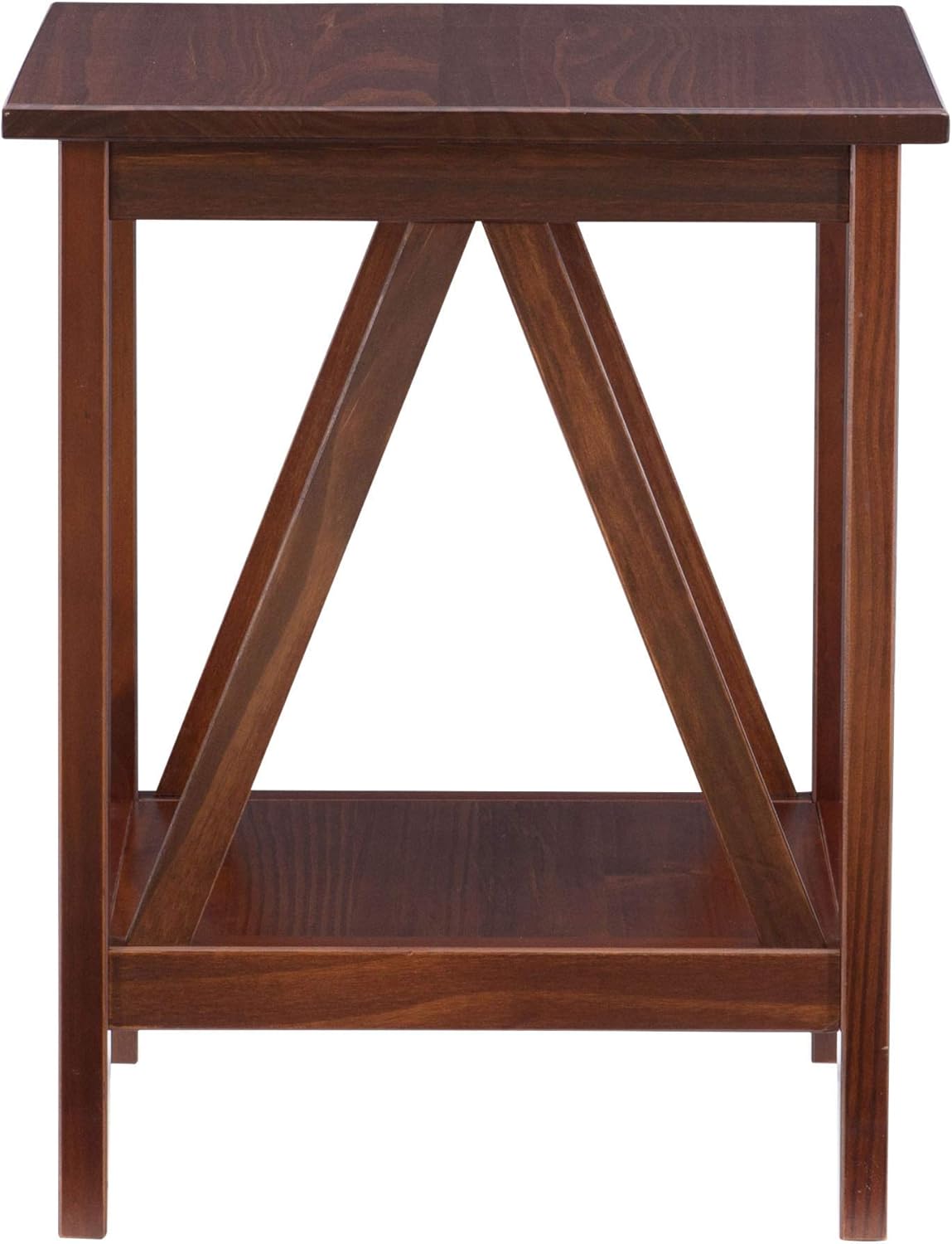 Linon Home Dcor Linon Home Decor Titian End Table, 20"w x 17.72"d x 22.01"h, Antique Tobacco