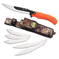 Outdoor Edge RAZOR-MAX Knife (Orange, 6-Blades)