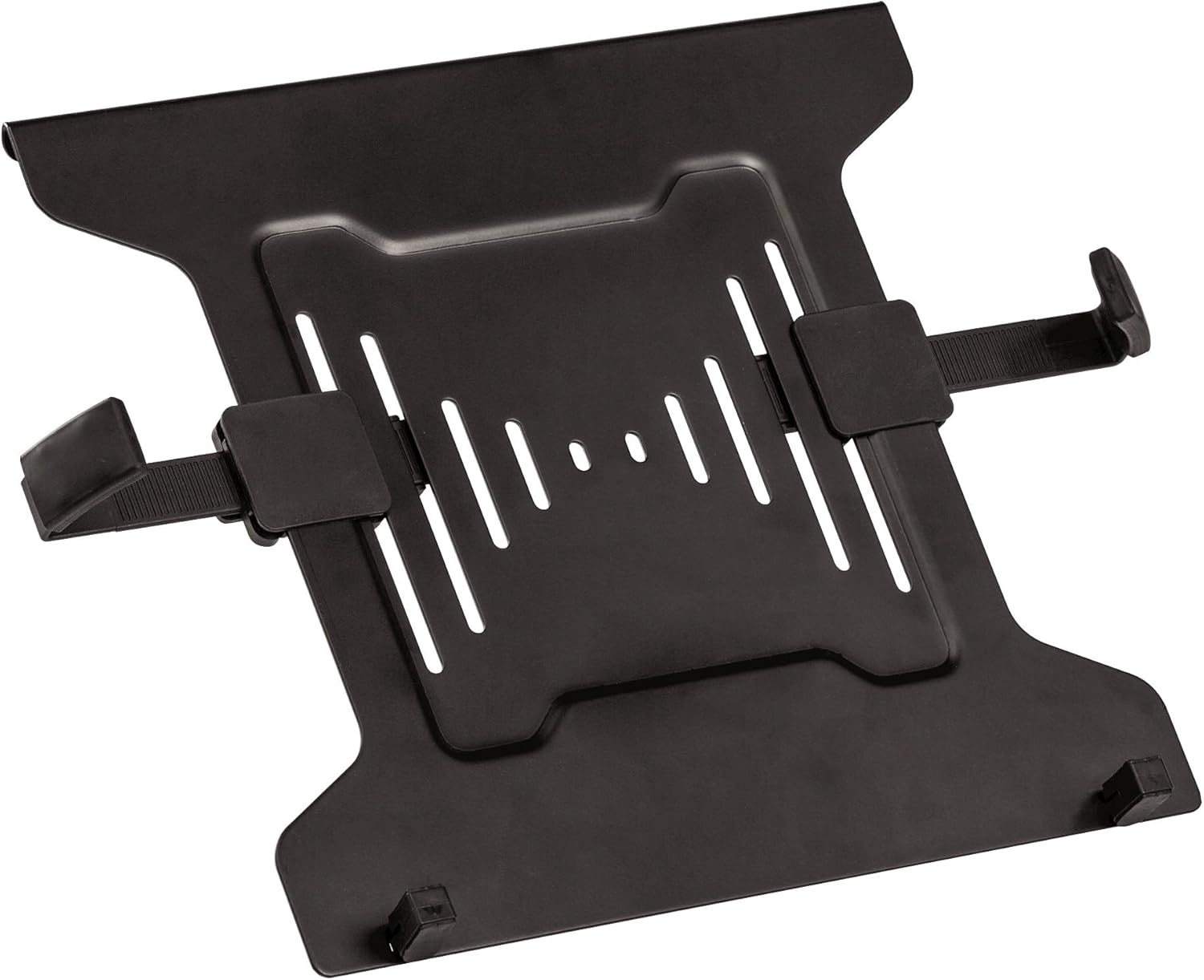 Fellowes 8044101 Adjustable Laptop Stand for Desk with Dual Monitor Arm, 17 Inch Monitor Capacity