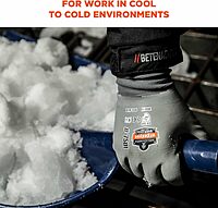 Ergodyne ProFlex 7501 Coated Waterproof Winter Work Gloves, Sandy Nitrile Coated Palms, Thermal Fleece Lining, Gray X-Large (1 pair)