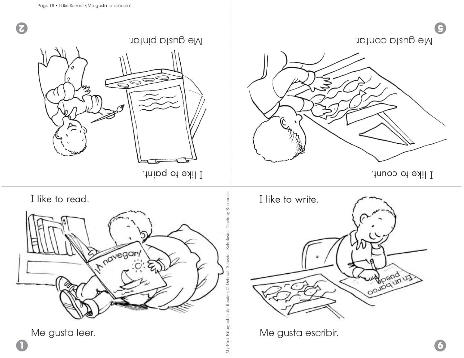 My First Bilingual Little Readers: Level A: 25 Reproducible Mini-Books in English and Spanish That Give Kids a Great Start