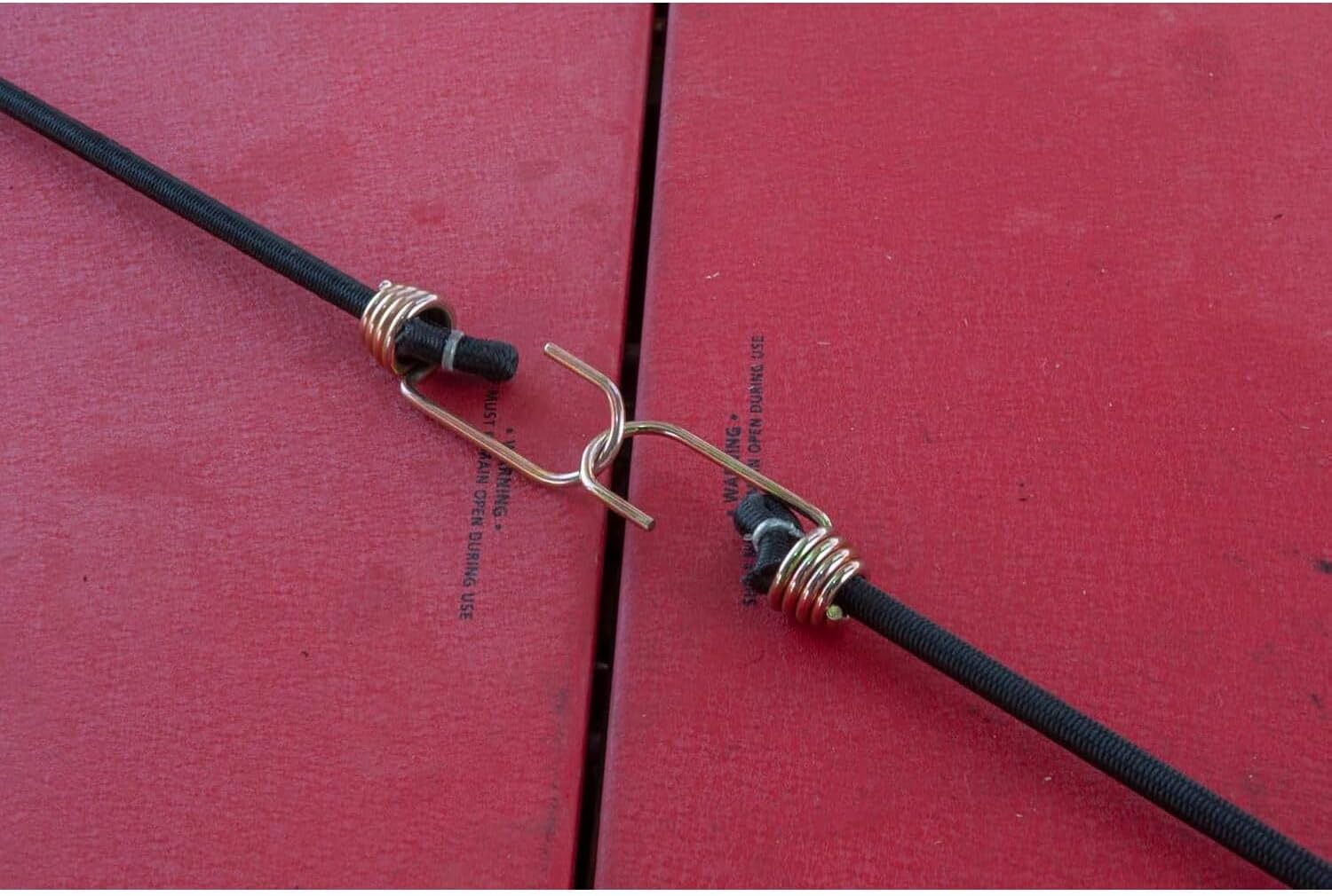 Keeper 06182 Heavy Duty Bungee Cord 32", Black (Pack of 10)