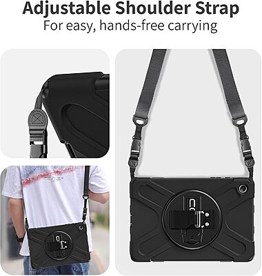 CODi Rugged Case for Samsung Galaxy Tab A9+ | 360° Protection, Drop-Test Certified, Kickstand