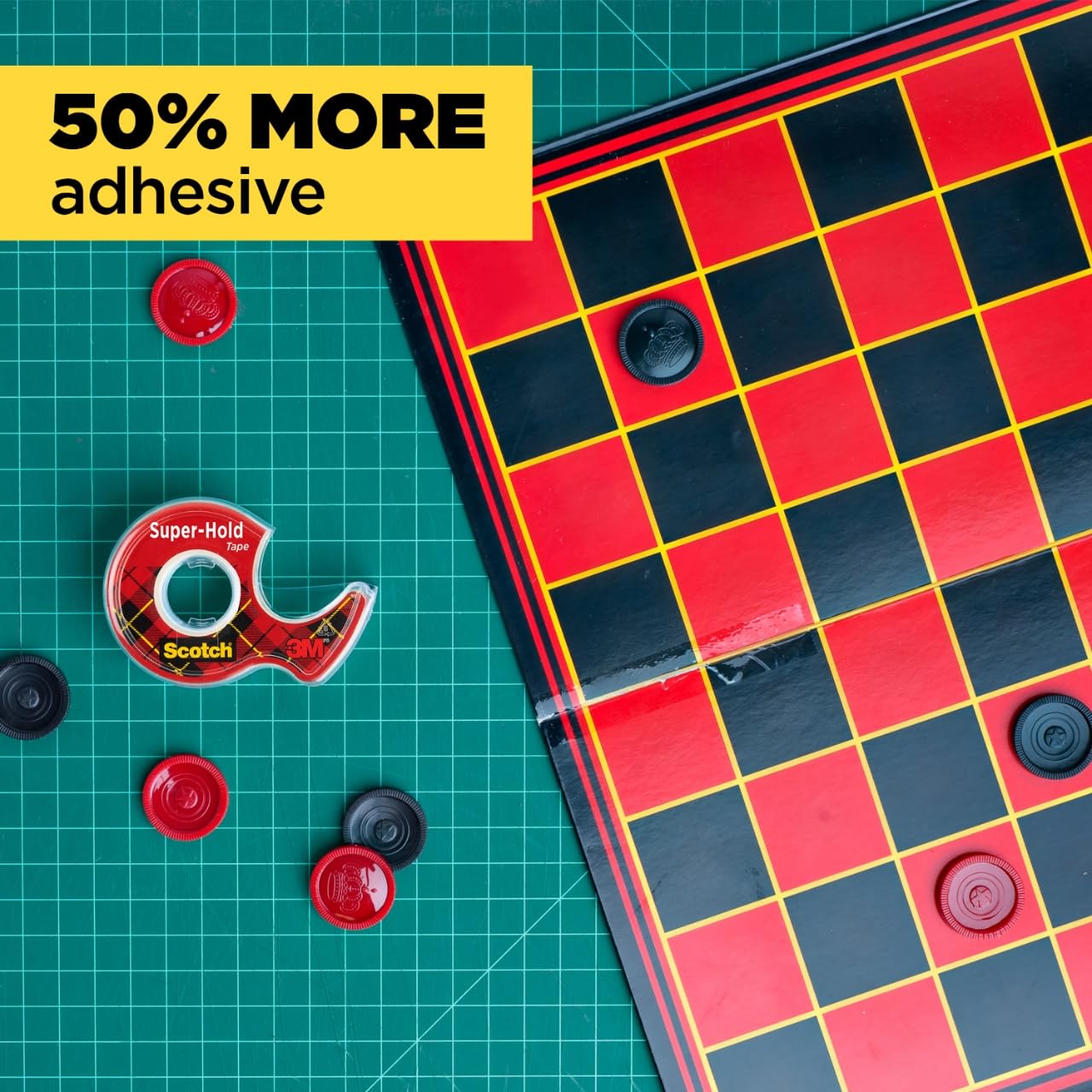 Scotch Super-Hold Tape, Transparent Finish, 50% More Adhesive, Trusted Favorite, 3/4 x 650 Inches