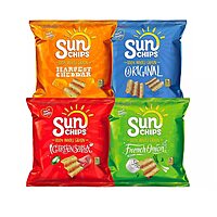 Frito-Lay Sunchips Variety Pack, 1.5 Oz Bags, Assorted Flavors, Pack Of 30 Bags