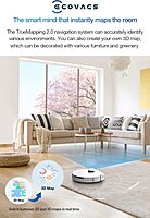 Ecovacs Deebot X1e Robot Vacuum Cleaner - 5000Pa, 260min Runtime