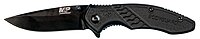 Smith & Wesson M&P Bodyguard 6.5in Stainless Steel Folding Knife with 2.75in Clip Point Blade and Nylon Handle for Outdoor, Tactical, Survival and EDC, Multicolor,Black
