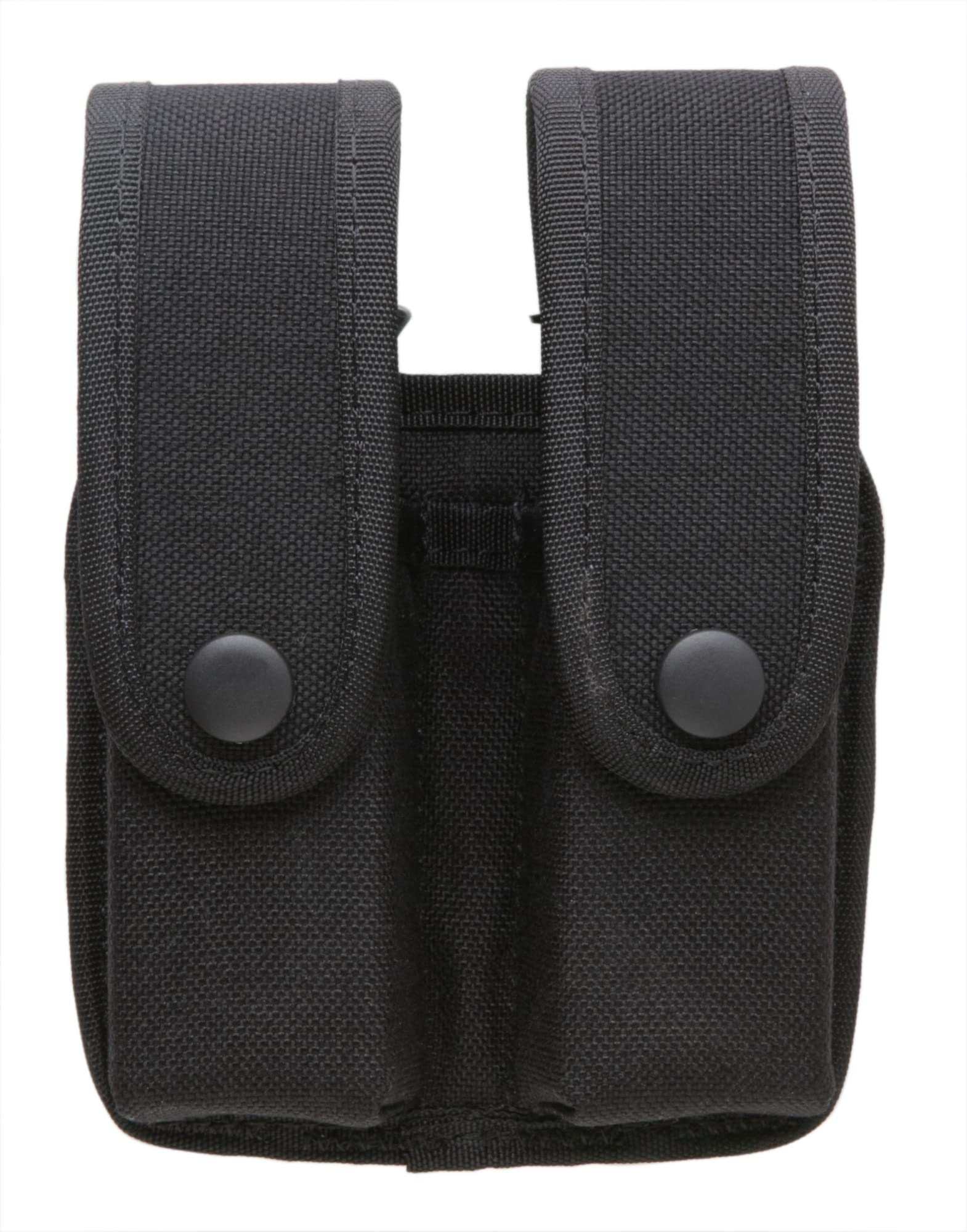 Uncle Mike's Fitted Pistol Magazine Cases Divided Pistol Mag Case Kodra Black Double Stack, Double Close, Card 88367
