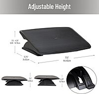 MIND READER Adjustable Ergonomic Foot Rest