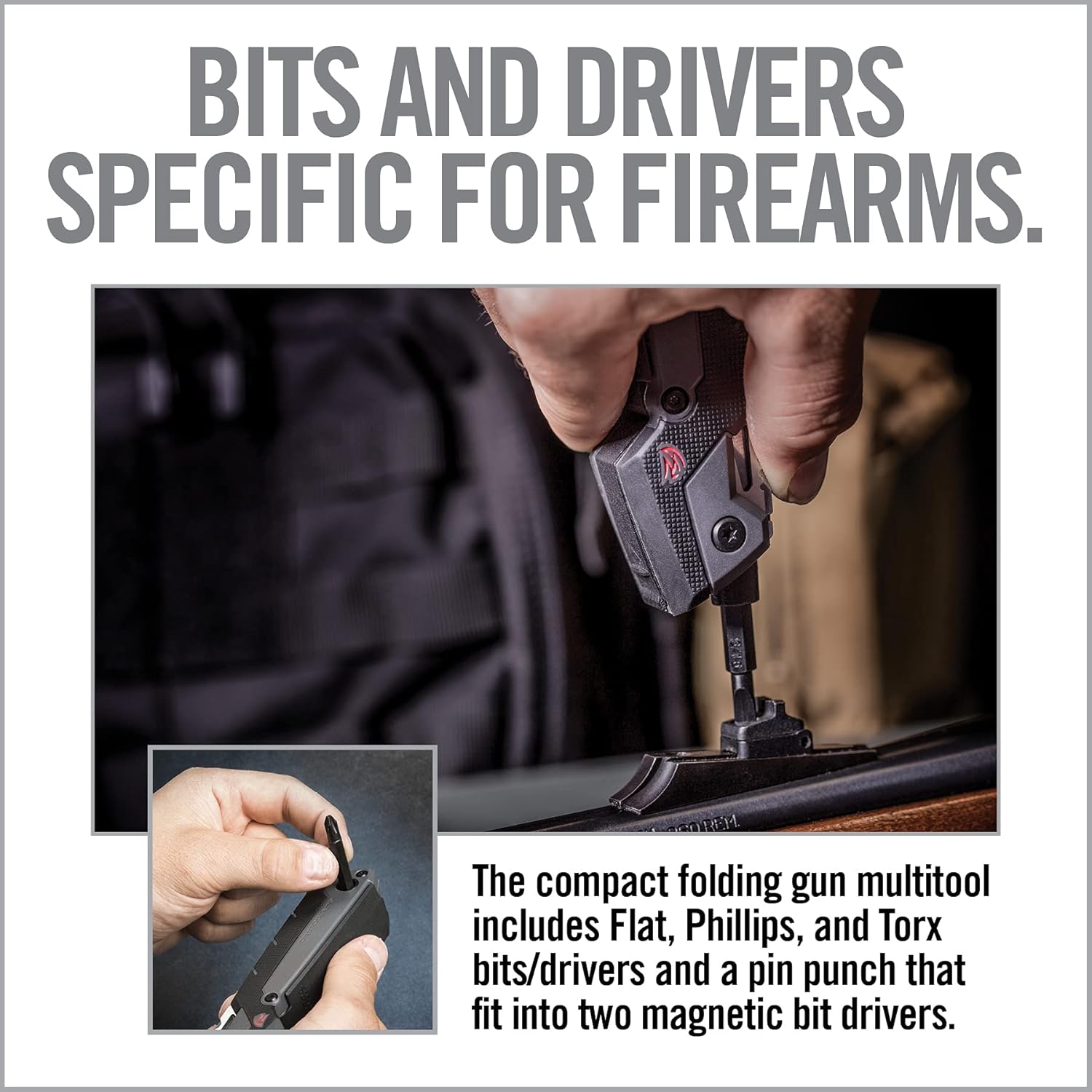 Real Avid Gun Tool Pro, 30-in-1 Gun Multitool for Shotgun & Rifles | Includes Choke Wrench,Bit Driver,Screwdrivers,Allen Set