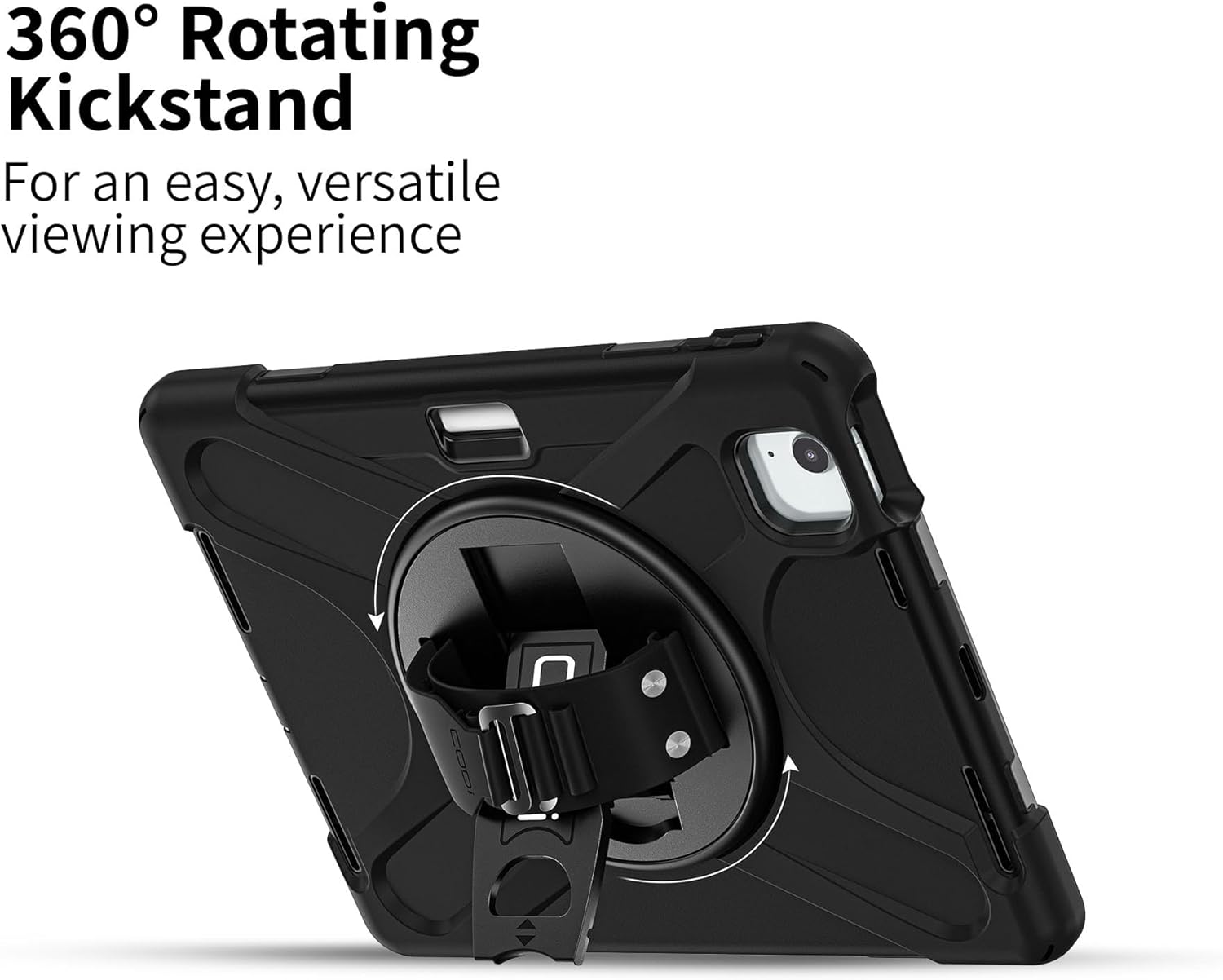CODi Rugged Case for iPad Air 11" (M2, M3), iPad Pro 11" (4th/3rd/2nd/1st Gen), iPad Air 10.9" (5th/4th Gen) w/Integrated Screen Protector – 360° Heavy Duty Shockproof Cover