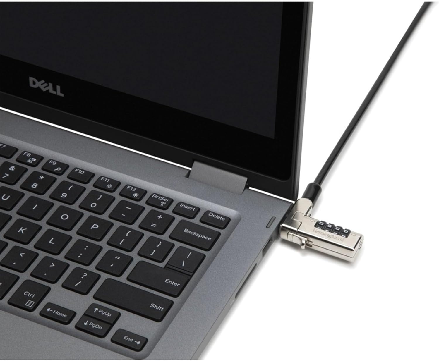 Kensington Slim N17 Combination Laptop Lock for Wedge-Shaped Slot - Security cable lock