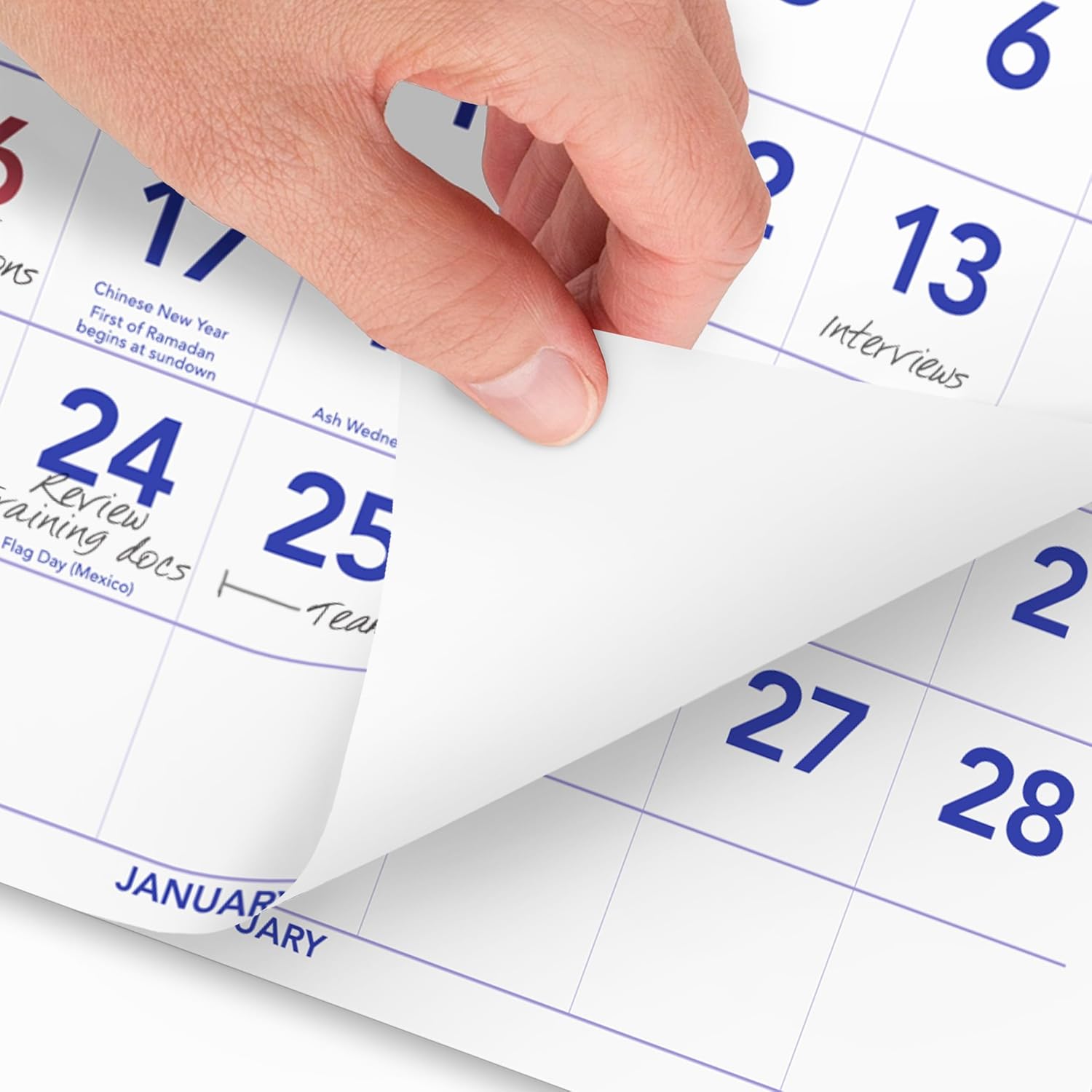 AT-A-GLANCE Three-Month Reference Wall Calendar