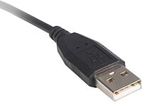 StarTech.com USB to PS/2 Adapter for Keyboard and Mouse - USBPS2PC - Black