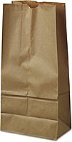 General Grocery Paper Bags, 40 lb Capacity, #16, 7.75" x 4.81" x 16", Kraft, 500 Bags