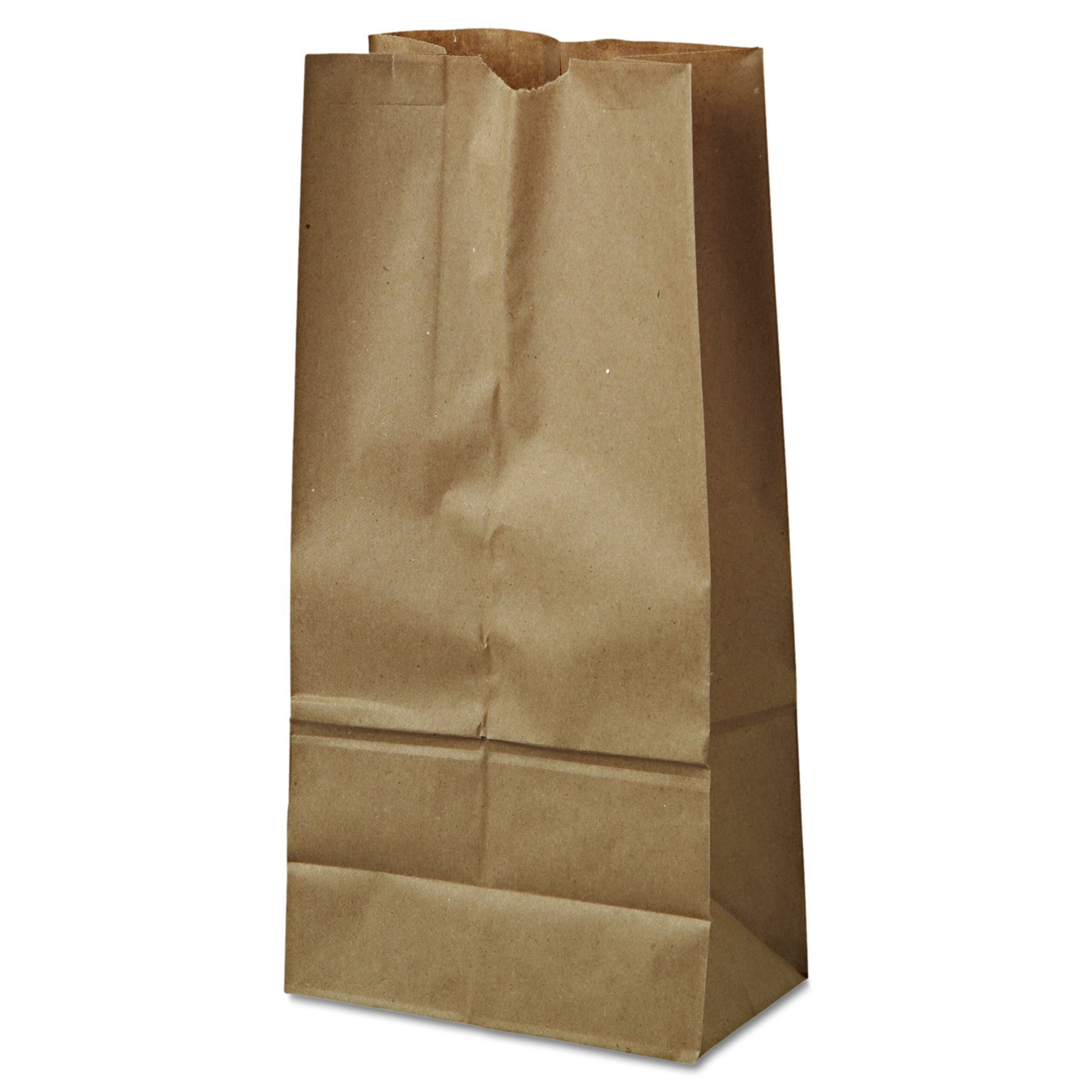 General Grocery Paper Bags, 40 lb Capacity, #16, 7.75" x 4.81" x 16", Kraft, 500 Bags